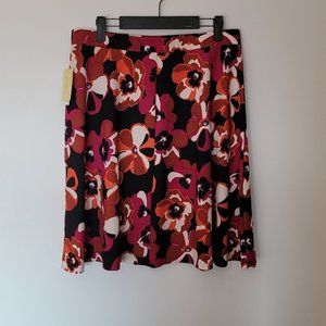 NWT ECI Textured A-Line Skirt
